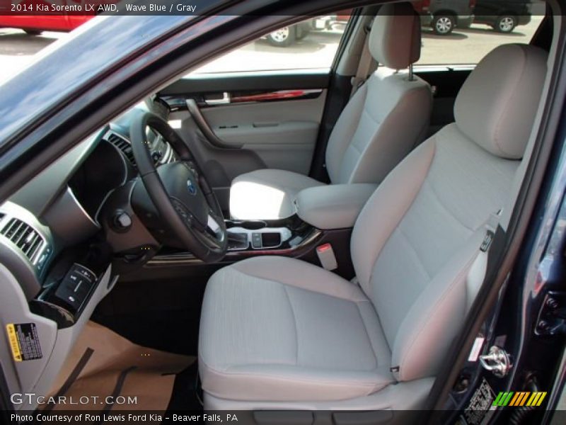 Wave Blue / Gray 2014 Kia Sorento LX AWD