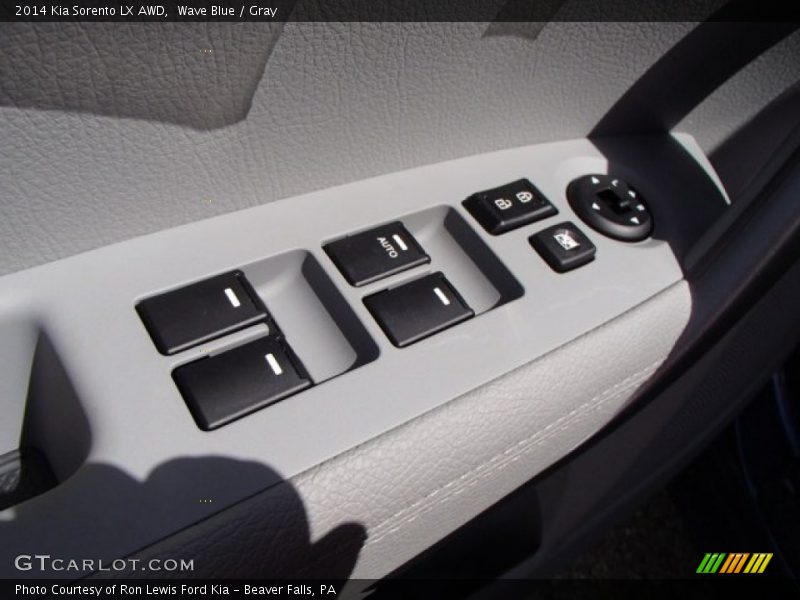 Wave Blue / Gray 2014 Kia Sorento LX AWD