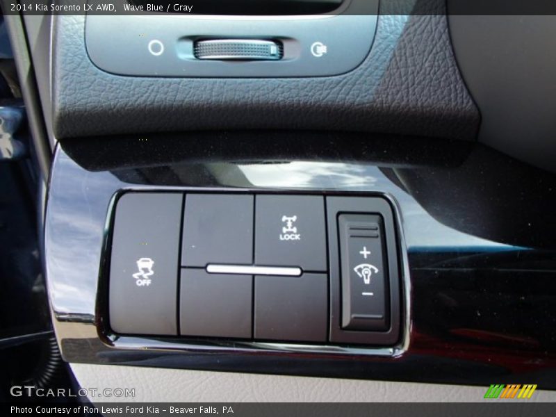 Wave Blue / Gray 2014 Kia Sorento LX AWD