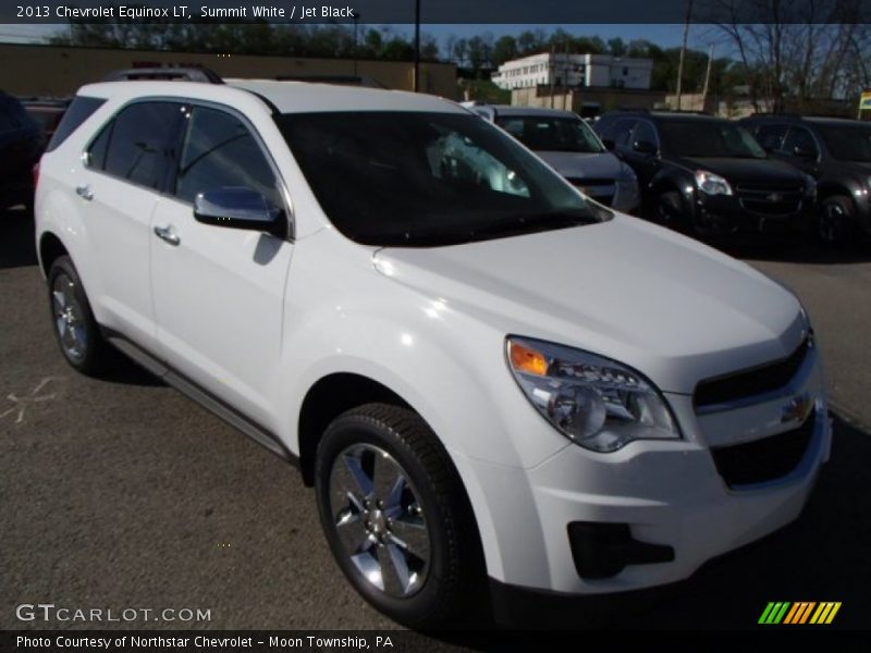 Summit White / Jet Black 2013 Chevrolet Equinox LT