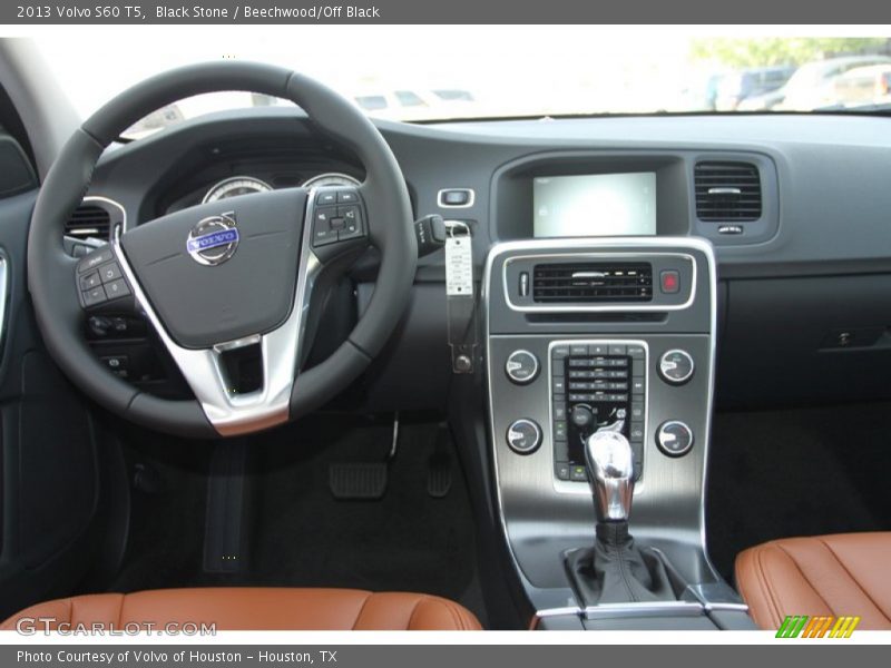Black Stone / Beechwood/Off Black 2013 Volvo S60 T5
