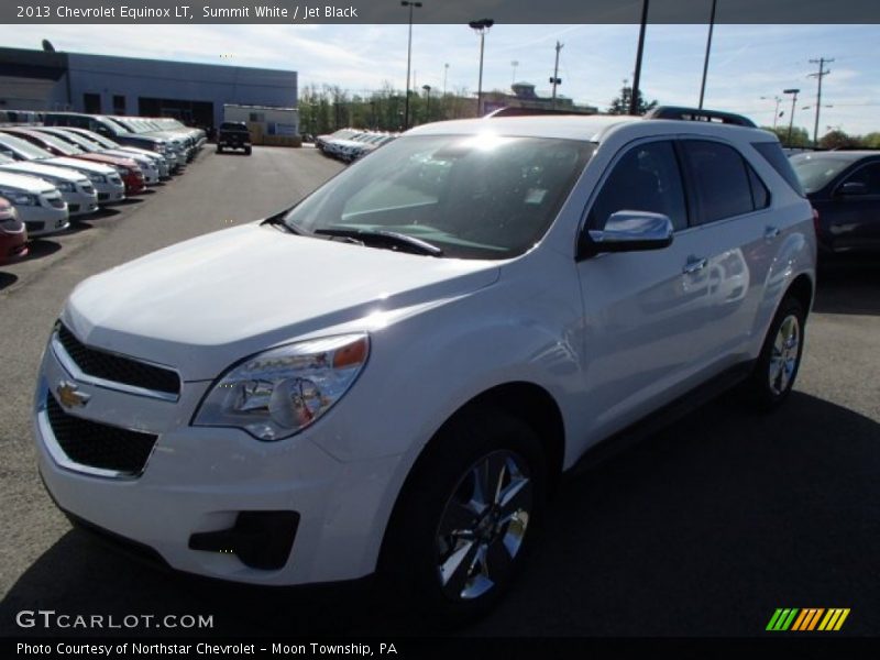 Summit White / Jet Black 2013 Chevrolet Equinox LT