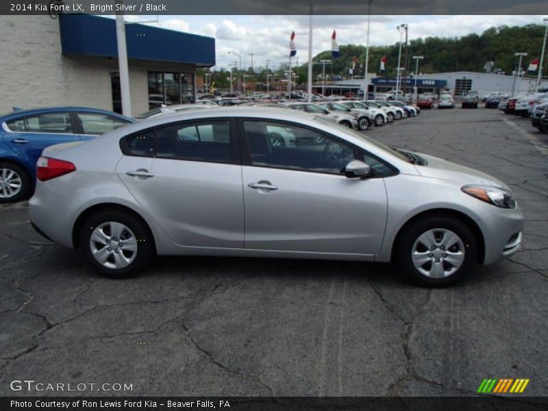 Bright Silver / Black 2014 Kia Forte LX