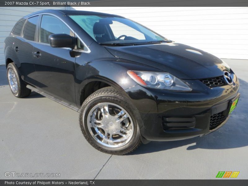 Brilliant Black / Black 2007 Mazda CX-7 Sport