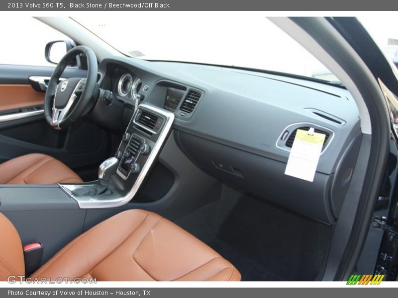 Black Stone / Beechwood/Off Black 2013 Volvo S60 T5