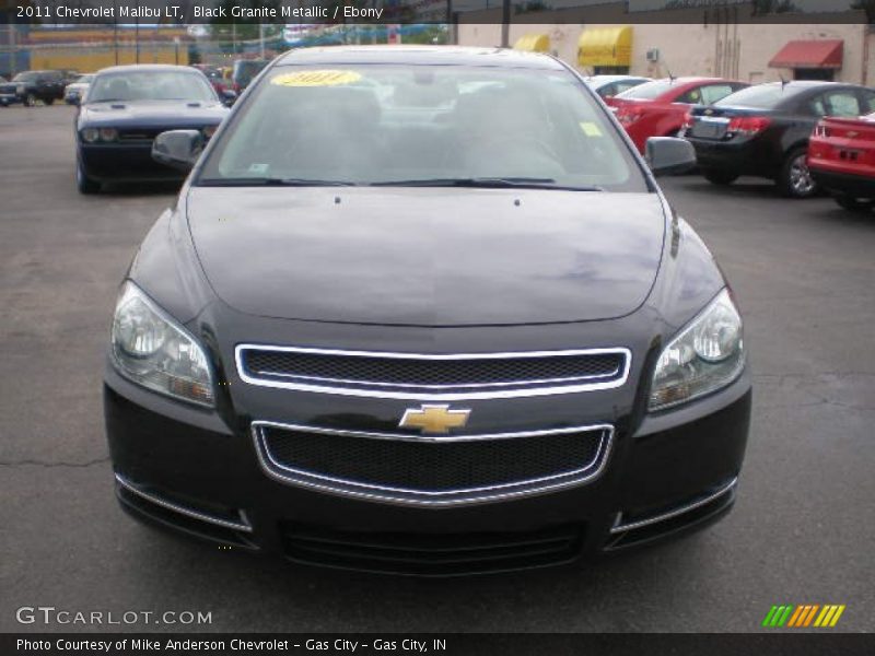 Black Granite Metallic / Ebony 2011 Chevrolet Malibu LT