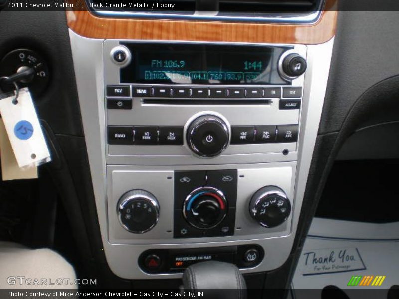 Black Granite Metallic / Ebony 2011 Chevrolet Malibu LT
