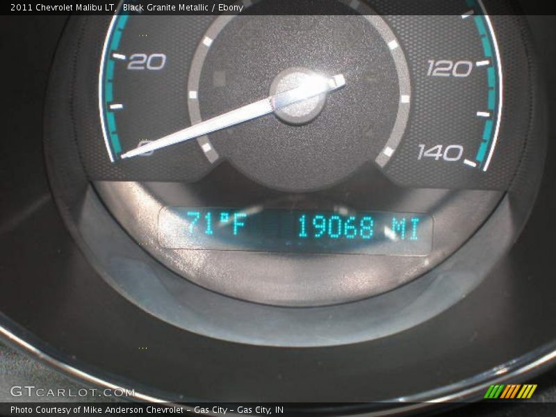 Black Granite Metallic / Ebony 2011 Chevrolet Malibu LT