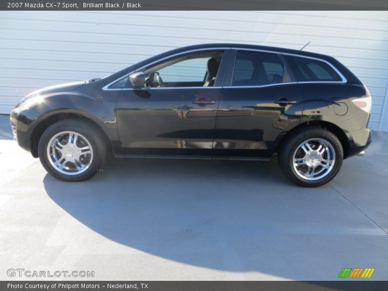 Brilliant Black / Black 2007 Mazda CX-7 Sport