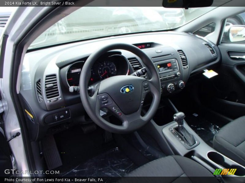 Bright Silver / Black 2014 Kia Forte LX