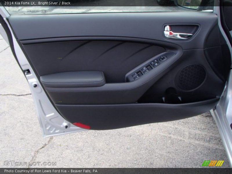 Bright Silver / Black 2014 Kia Forte LX