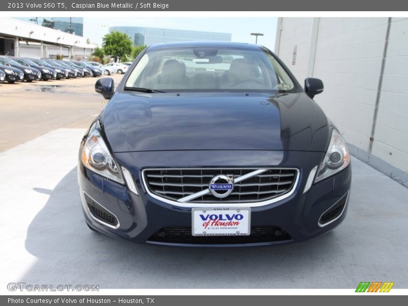 Caspian Blue Metallic / Soft Beige 2013 Volvo S60 T5