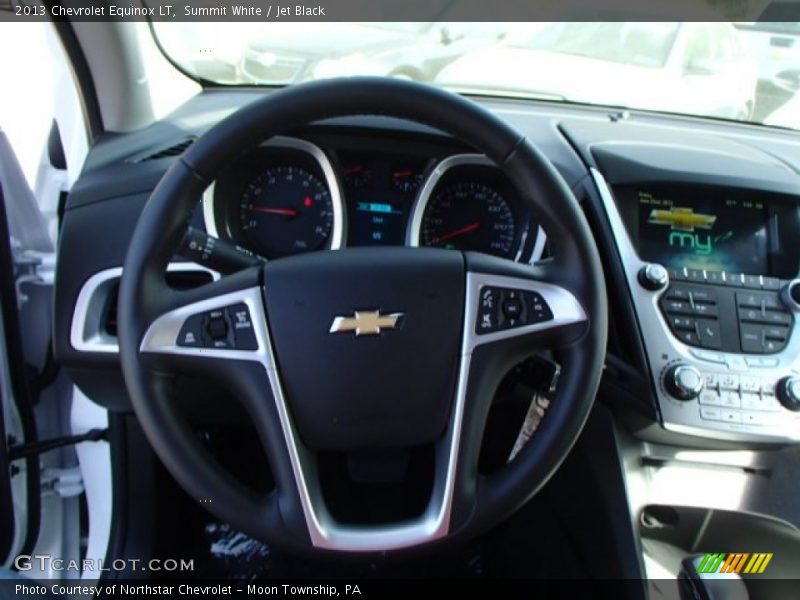 Summit White / Jet Black 2013 Chevrolet Equinox LT