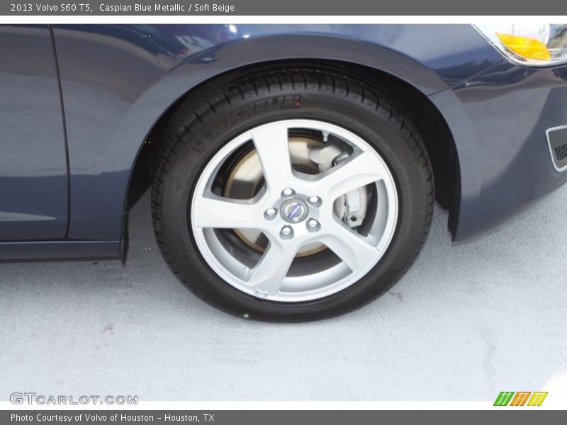 Caspian Blue Metallic / Soft Beige 2013 Volvo S60 T5