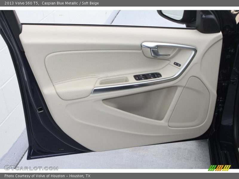 Caspian Blue Metallic / Soft Beige 2013 Volvo S60 T5