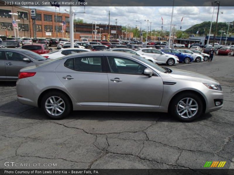 Satin Metal Metallic / Beige 2013 Kia Optima LX