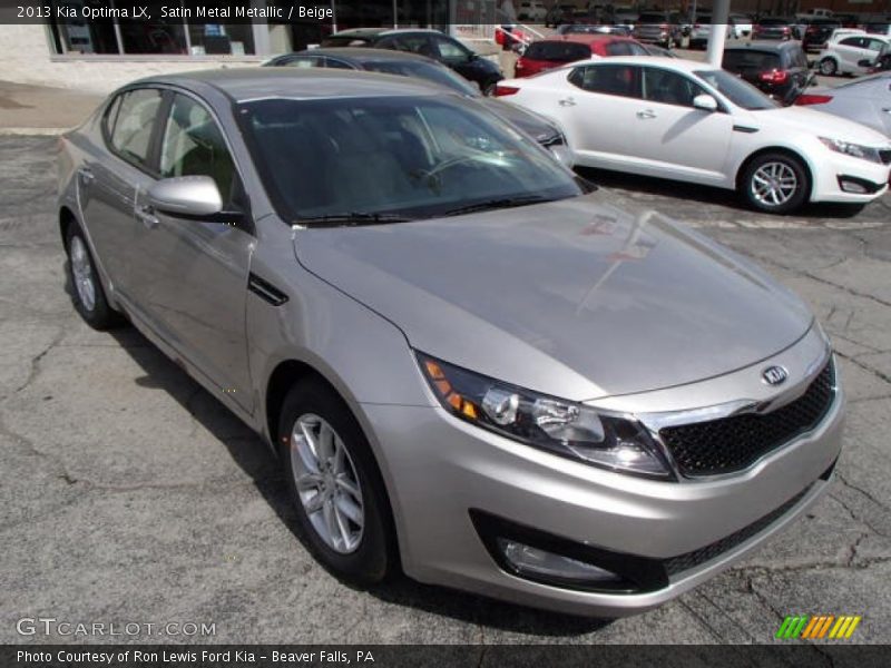 Satin Metal Metallic / Beige 2013 Kia Optima LX