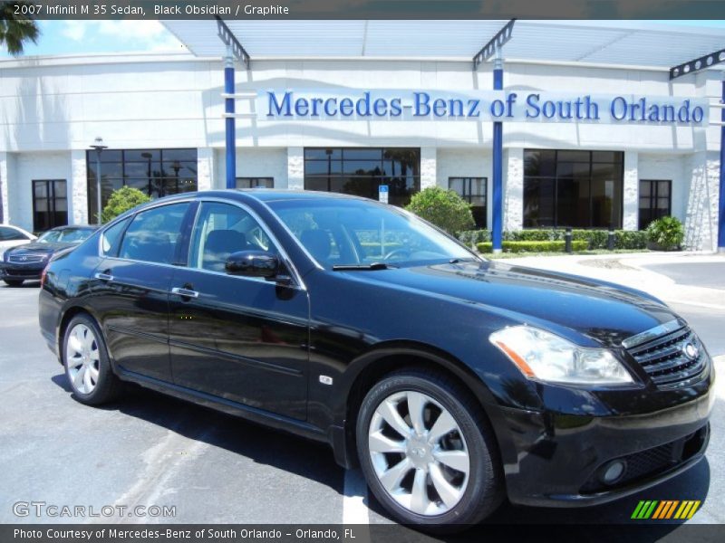 Black Obsidian / Graphite 2007 Infiniti M 35 Sedan