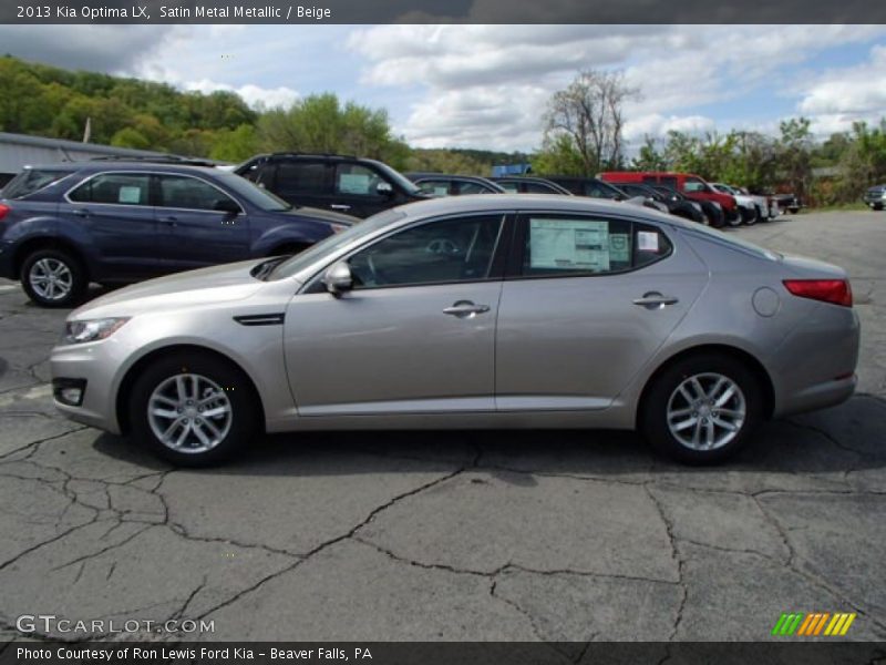 Satin Metal Metallic / Beige 2013 Kia Optima LX
