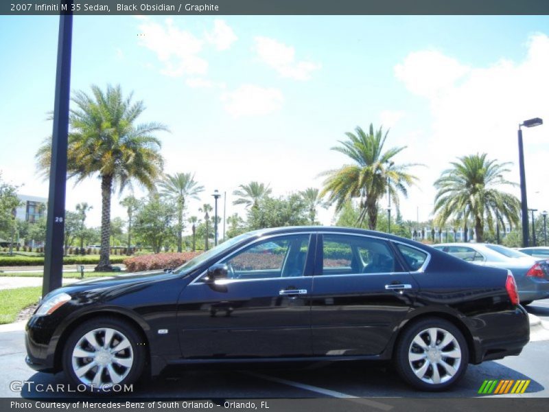 Black Obsidian / Graphite 2007 Infiniti M 35 Sedan