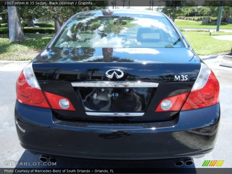 Black Obsidian / Graphite 2007 Infiniti M 35 Sedan