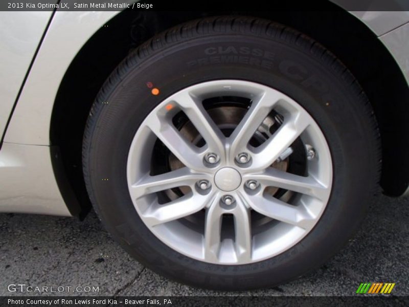 Satin Metal Metallic / Beige 2013 Kia Optima LX