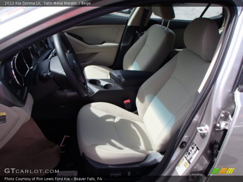 Satin Metal Metallic / Beige 2013 Kia Optima LX