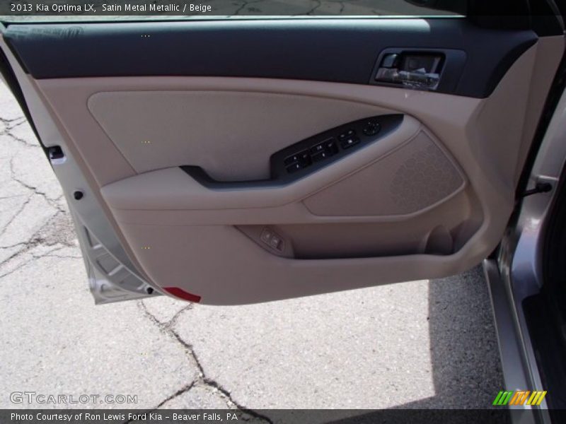 Satin Metal Metallic / Beige 2013 Kia Optima LX