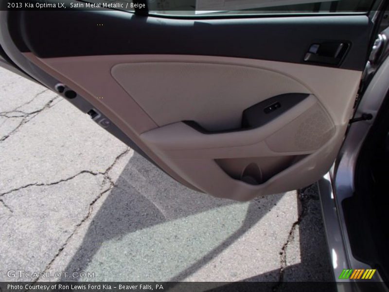 Satin Metal Metallic / Beige 2013 Kia Optima LX