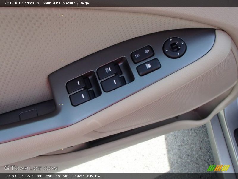 Satin Metal Metallic / Beige 2013 Kia Optima LX