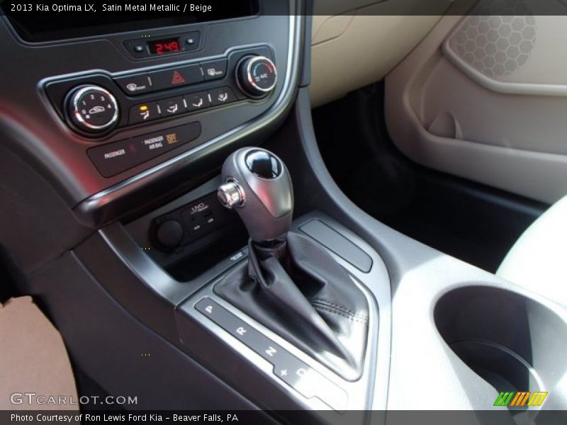 Satin Metal Metallic / Beige 2013 Kia Optima LX