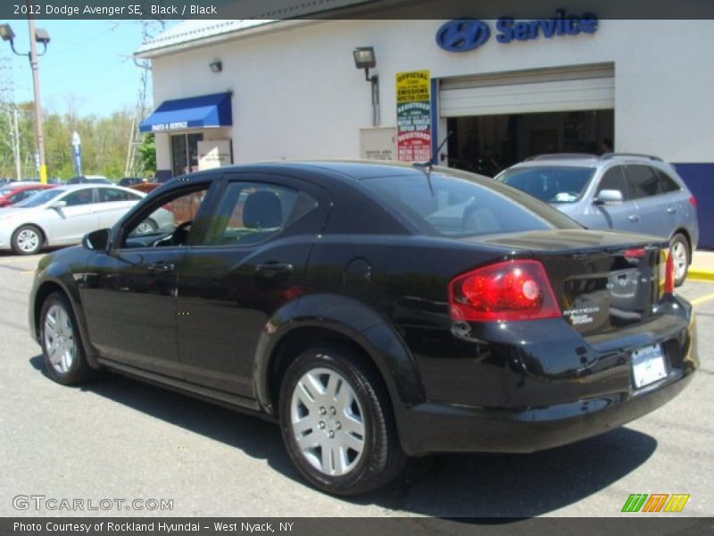 Black / Black 2012 Dodge Avenger SE