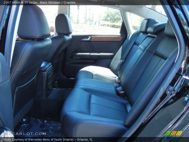 Rear Seat of 2007 M 35 Sedan