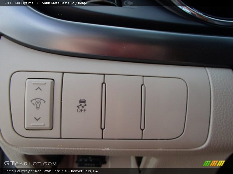 Satin Metal Metallic / Beige 2013 Kia Optima LX