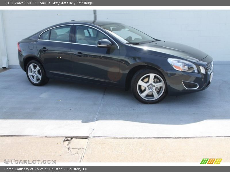 Saville Grey Metallic / Soft Beige 2013 Volvo S60 T5