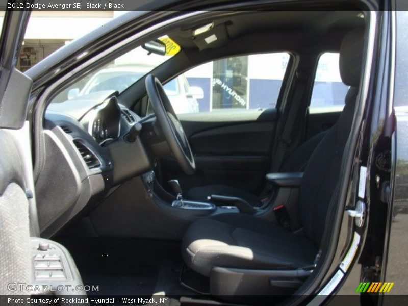 Black / Black 2012 Dodge Avenger SE