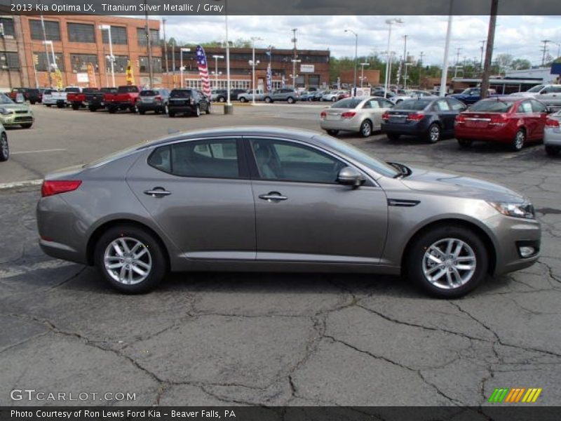 Titanium Silver Metallic / Gray 2013 Kia Optima LX