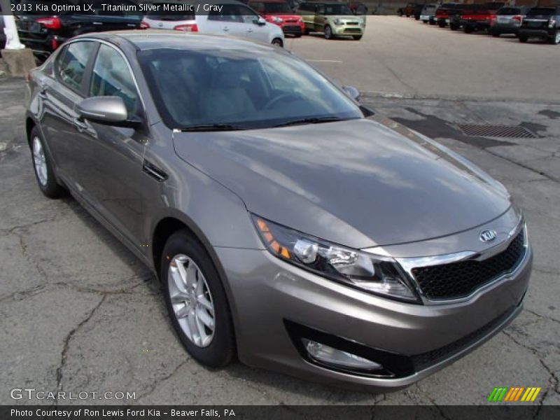Titanium Silver Metallic / Gray 2013 Kia Optima LX