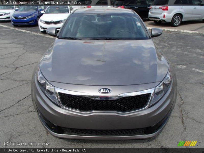 Titanium Silver Metallic / Gray 2013 Kia Optima LX