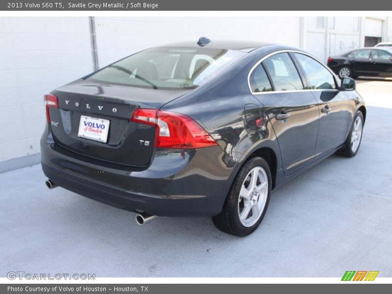 Saville Grey Metallic / Soft Beige 2013 Volvo S60 T5