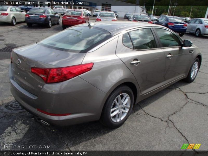 Titanium Silver Metallic / Gray 2013 Kia Optima LX
