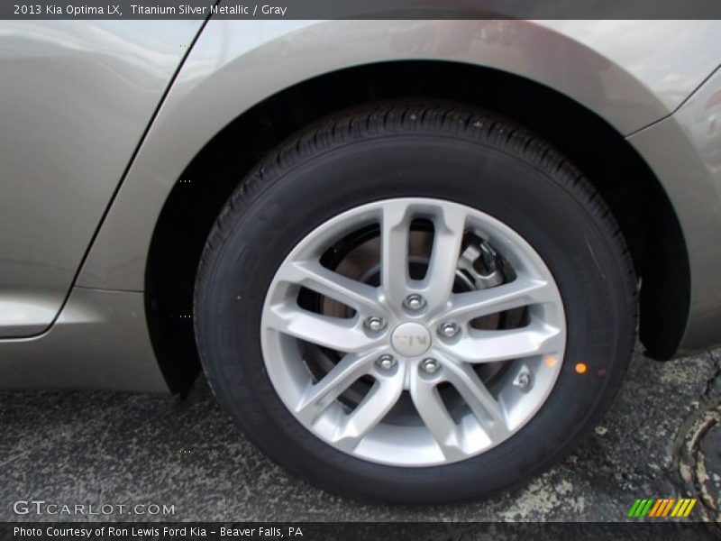 Titanium Silver Metallic / Gray 2013 Kia Optima LX