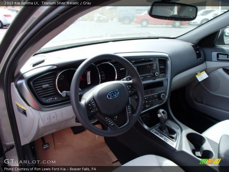 Titanium Silver Metallic / Gray 2013 Kia Optima LX