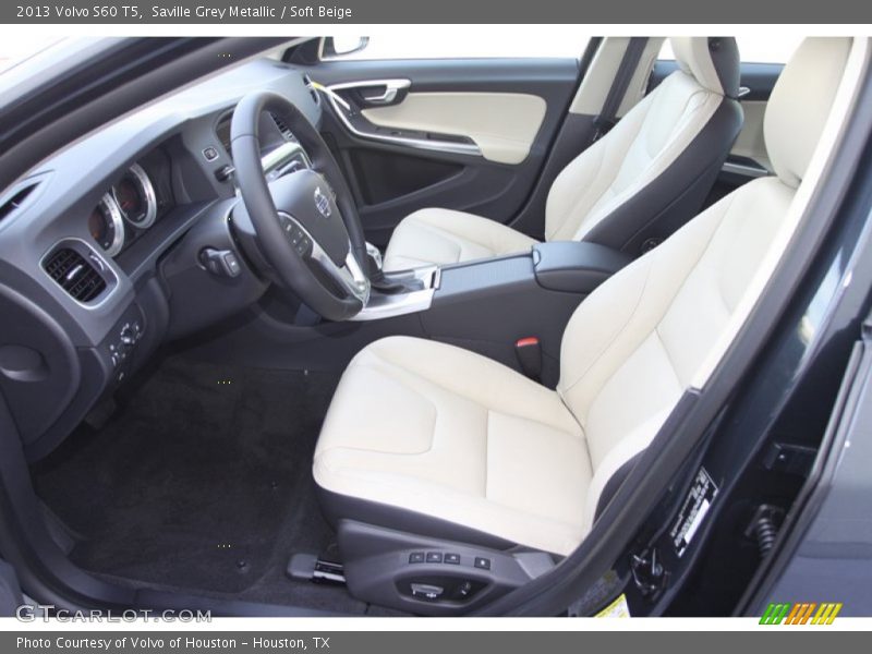 Saville Grey Metallic / Soft Beige 2013 Volvo S60 T5
