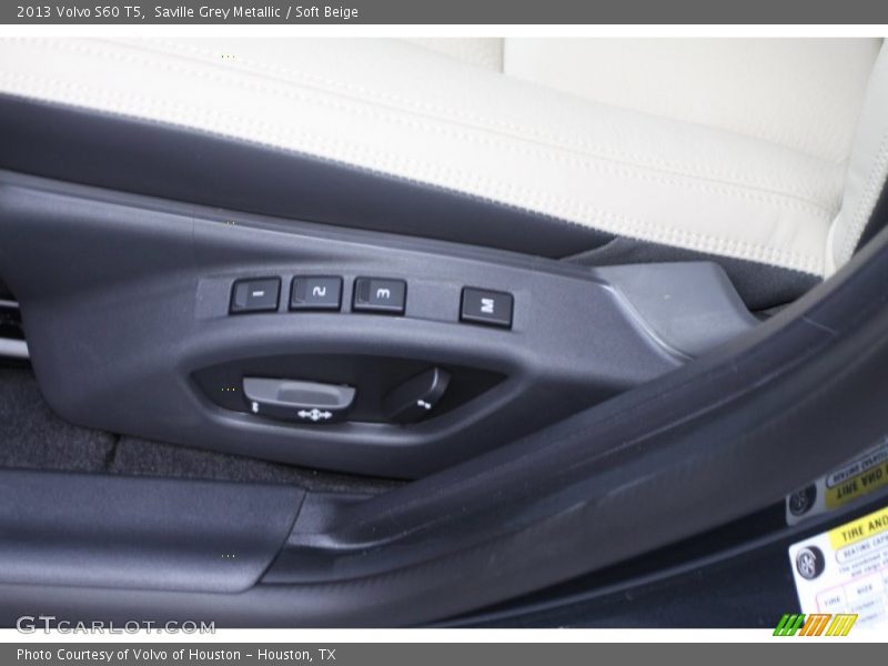 Saville Grey Metallic / Soft Beige 2013 Volvo S60 T5