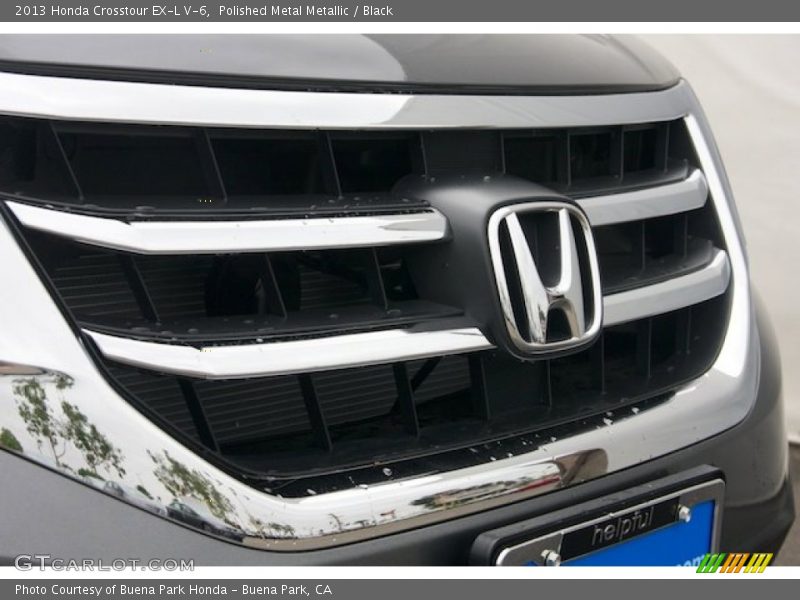 Polished Metal Metallic / Black 2013 Honda Crosstour EX-L V-6