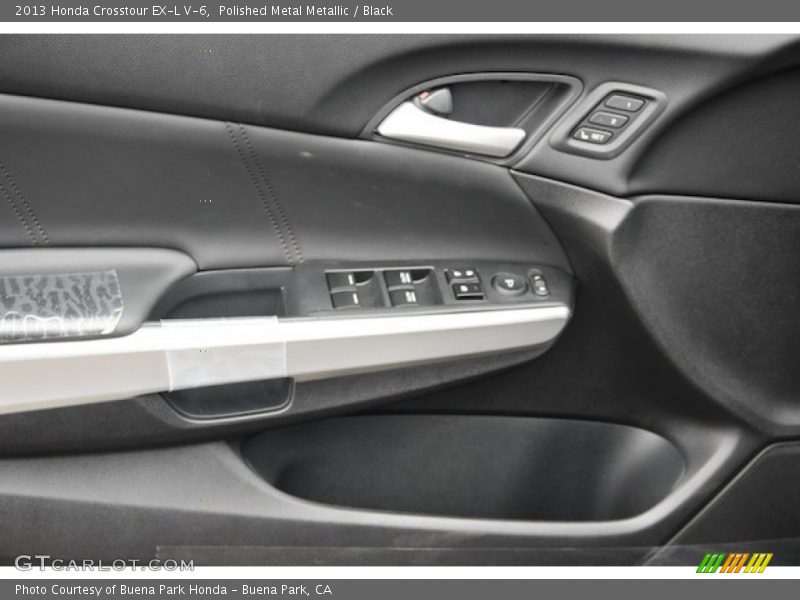 Polished Metal Metallic / Black 2013 Honda Crosstour EX-L V-6