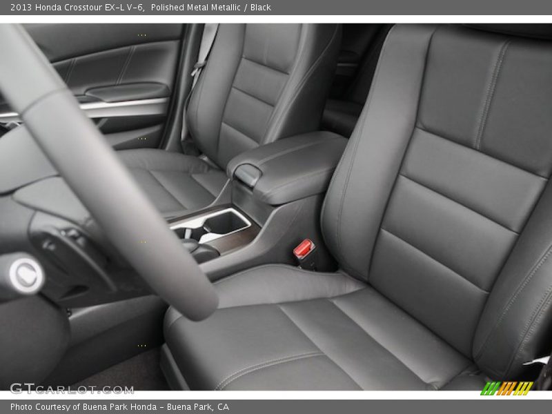Polished Metal Metallic / Black 2013 Honda Crosstour EX-L V-6