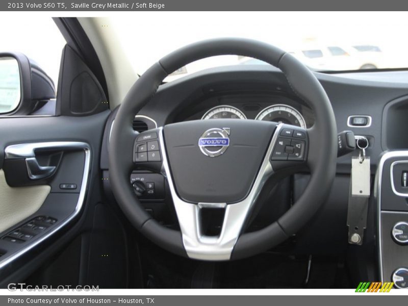 Saville Grey Metallic / Soft Beige 2013 Volvo S60 T5