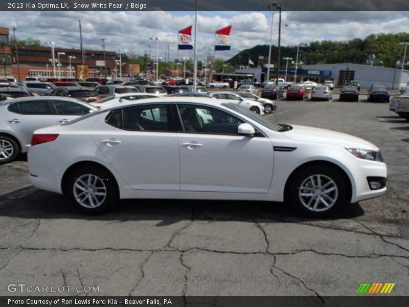 Snow White Pearl / Beige 2013 Kia Optima LX